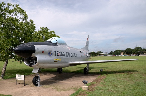 Side Profile of the F-86 Sabre of the Texas Air National Guard  Side Profile of the F-86 Sabre of the Texas Air National Guard